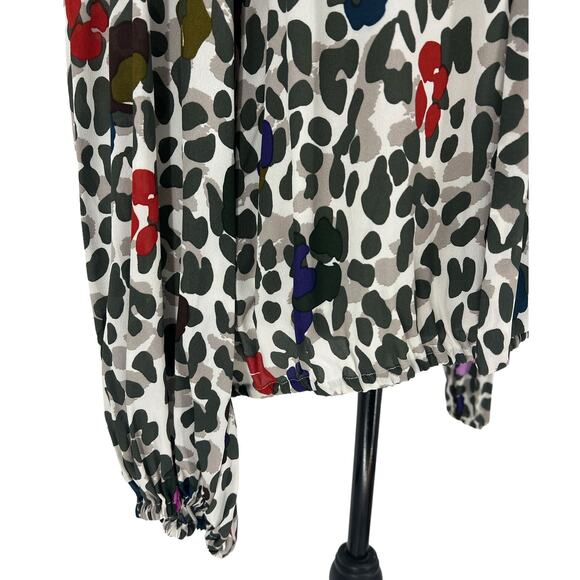 Ted Baker Charia Wilderness Tie Neck Blouse - Picture 13 of 13